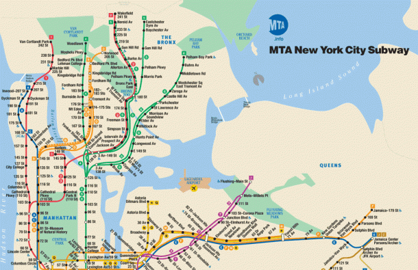 NY subway map