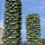Bosco Verticale, Milan.  A prime example of  disjointed relationaship between Architecture and landscape elements.