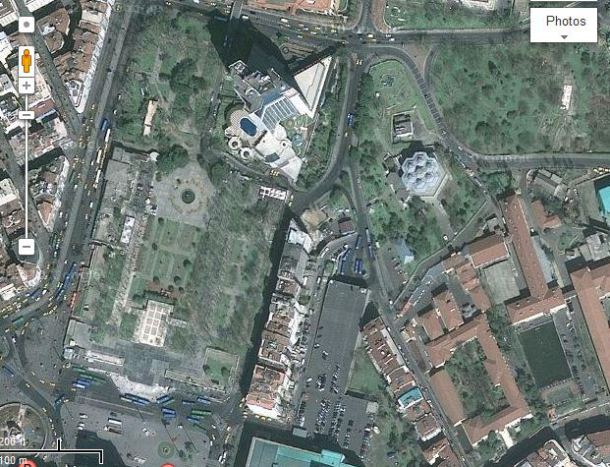 Taksim Square Today -Google Maps