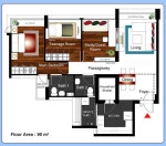1,000 sf 3-bedroom Premium model