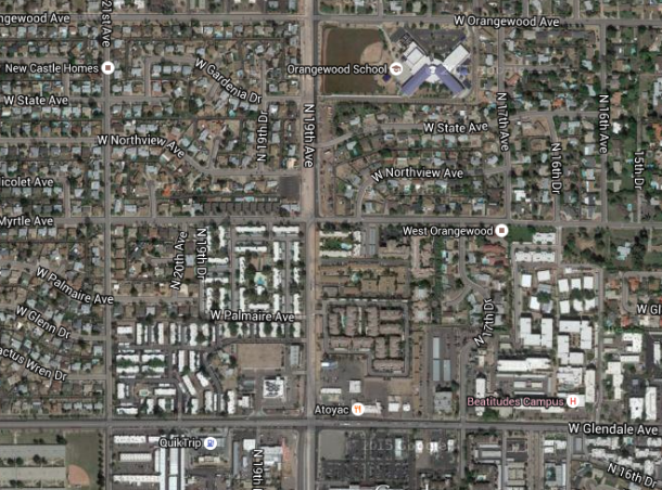 Alhambra, around 19th and Myrtle Ave. (Source: maps.google.com)